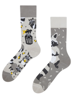 Lustige Socken Waschbär