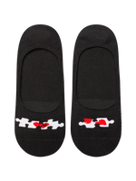 Lustige No-Show-Socken Herz-Puzzle