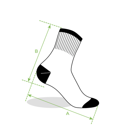 Antistress-Crewsocken