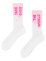 Lustige funktionelle Socken Erobere die Welt