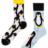 Lustige Socken Winterpinguin
