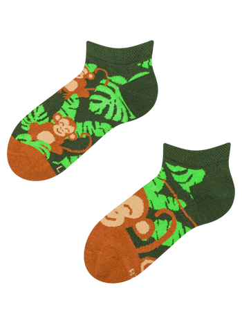 Lustige Knöchelsocken für Kinder Kleines Äffchen