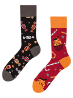 Lustige Socken Halloween-Süßigkeiten