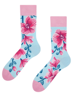 Lustige Socken Orchidee
