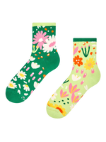 Lustige Crewsocken Blumengarten