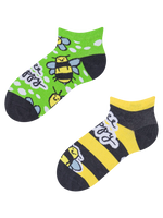 Lustige Knöchelsocken für Kinder Bienen