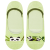 Lustige No-Show-Socken Pandas und Bambus