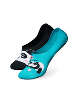 Lustige No-Show-Socken Panda