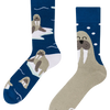 Lustige warme Socken Walross