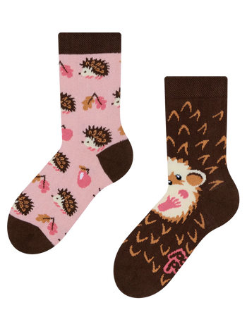 Lustige Kindersocken Igel