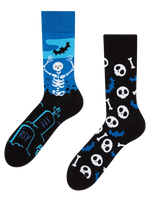 Lustige Socken Skelette