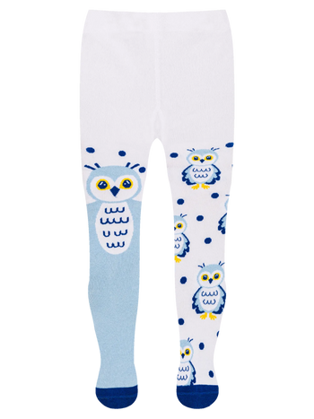 Lustige Strumpfhosen für Kinder Schneeeule