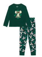 Lustiger Pyjama für Kinder Koala und Blätter