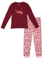 Lustiger Pyjama für Frauen Vögel und Beeren