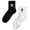 Lustige Crewsocken Flugroute