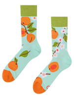 Lustige Socken Aprikosen