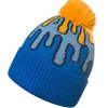 Lustige Beanie Verschüttete Farben