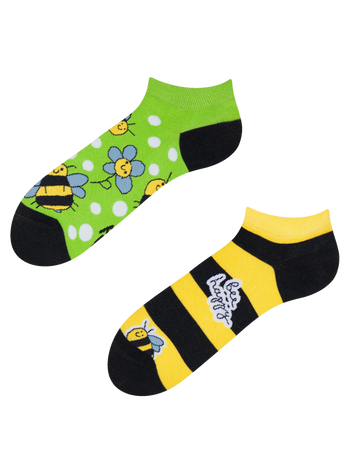 Lustige Knöchelsocken Bienen