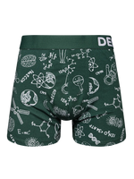 Lustige Boxershorts für Männer Doodles Physik gegen Chemie
