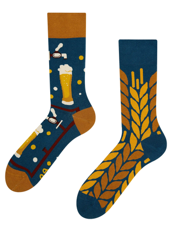 Lustige Socken Zeit für ein Bier