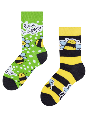 Lustige Kindersocken Bienen