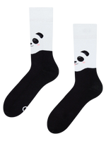Lustige warme Socken Glücklicher Panda