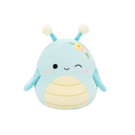 Squishmallows Giles der zwinkernde blaue Grashüpfer mit Blumen, 20 cm
