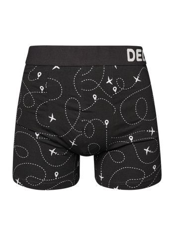 Lustige Boxershorts für Männer Flugroute