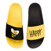 Lustige Pantoletten Be Happy