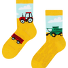 Lustige Kindersocken Traktor