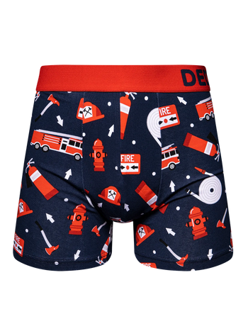 Lustige Boxershorts für Männer Feuerwehrmann