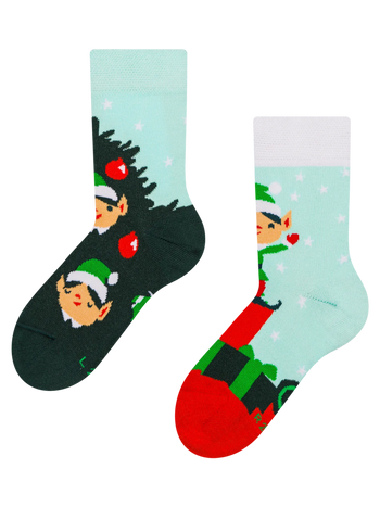 Lustige Kindersocken Elfen & Geschenke