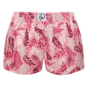 Lustige Damenshorts Rosa Blätter