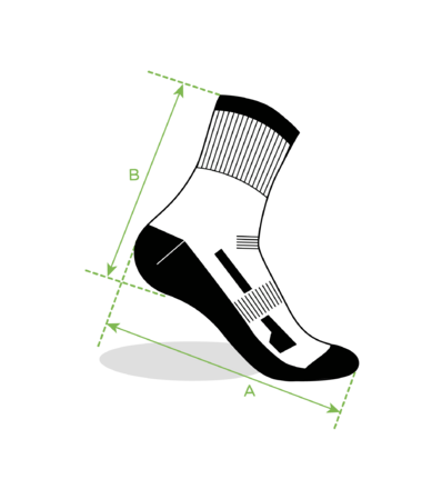 Funktionelle Crewsocken