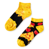 Lustige Knöchelsocken Käsepizza