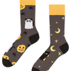 Lustige Socken Halloween-Katze