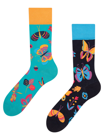 Lustige Socken Schmetterlinge