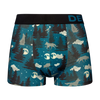 Gekürzte Boxershorts für Männer Wolf und Mond