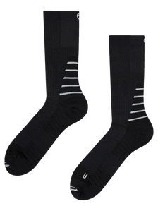 Mid-Calf-Wandersocken für Herren Schwarz