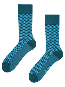 Smaragdblaue Business-Socken