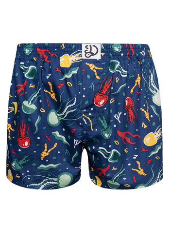 Lustige Shorts für Männer Schwimmende Qualle