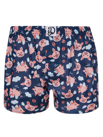 Lustige Shorts für Männer Fliegende Schweinchen