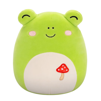 Squishmallows Wendy der grüne Frosch mit Pilzstickerei, 20 cm
