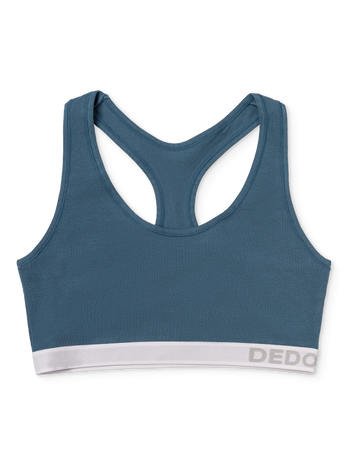 Tief blaugrüne Damenbralette