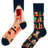 Lustige Socken Bibliothek