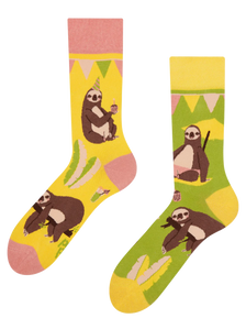 Lustige Socken Party-Faultier