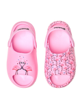 Lustige chunky Baby-Clog-Sandalen Flamingos und Herzen