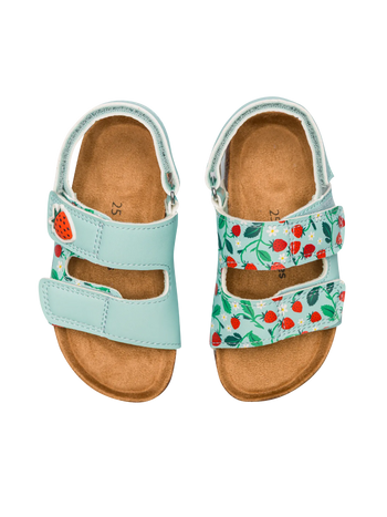 Kids Cork Sandals Little Strawberries
