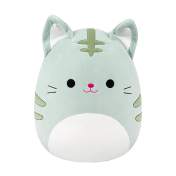 Squishmallows Chase die hellgrüne getigerte Katze, 35 cm