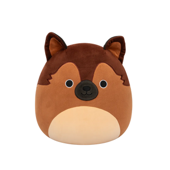 Squishmallows Mario der braune deutsche Schäferhund, 30 cm